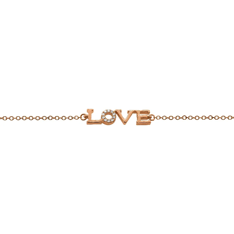 14K GOLD DIAMOND MARA LOVE BRACELET