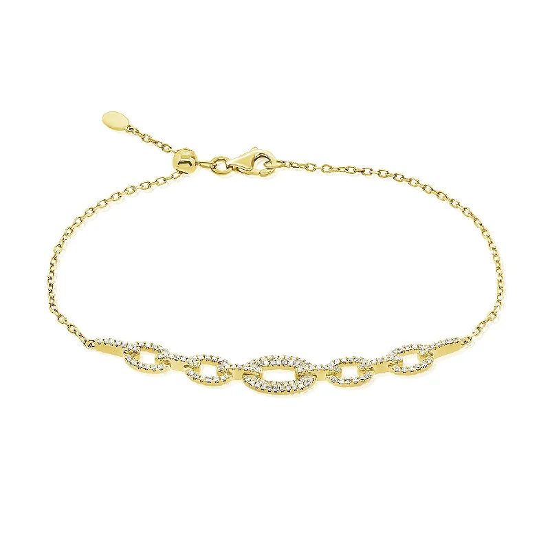 14K GOLD DIAMOND NORA BRACELET