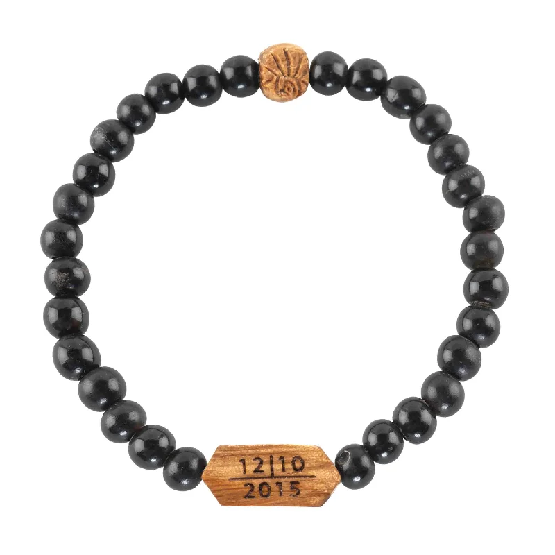 Beaded Custom Date Bracelet