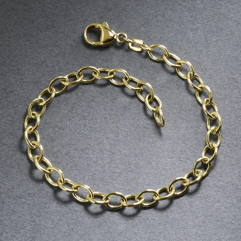 Gold Cable Bracelet