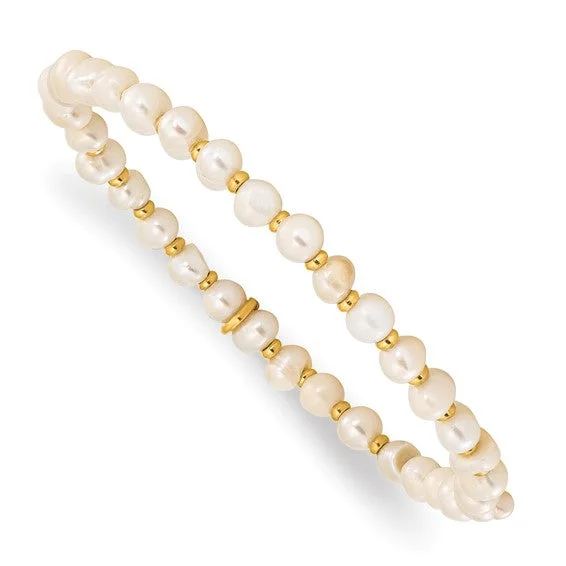 Yellow Plated Beaded Bracelet