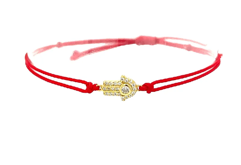 Hamsa pull string Bracelet