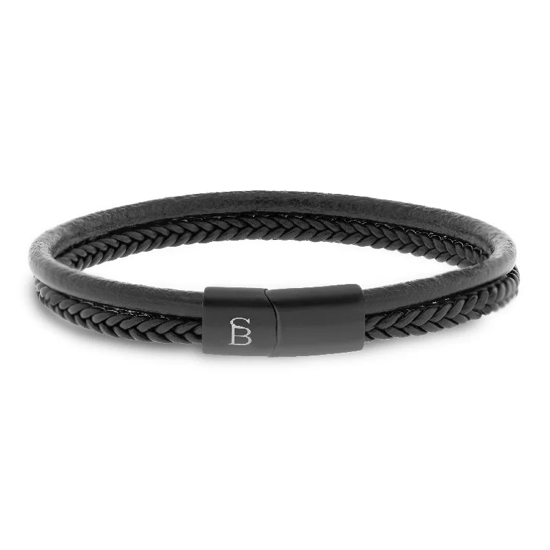 Black Edition Leather Bracelet Denby