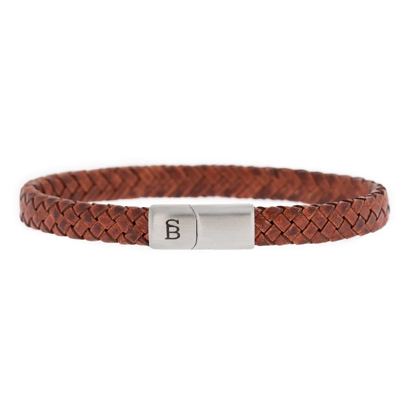 Riley Leather Bracelet Caramel