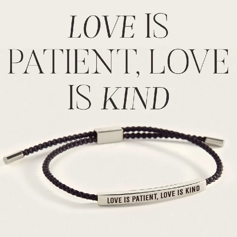 Love Is Patient, Love Is Kind Inspire Bracelet