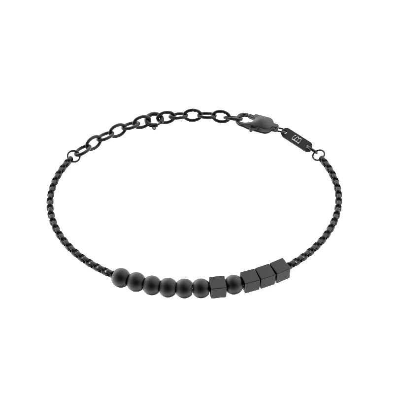 HERO Morse Code Bracelet Black Adjustable