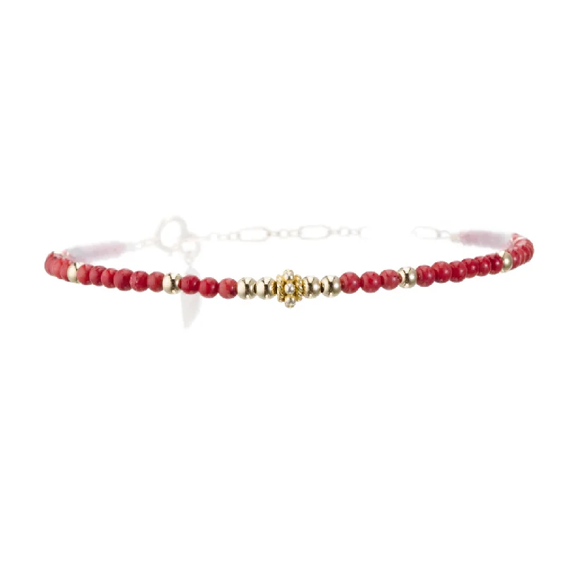 RED CORAL SPS BRACELET