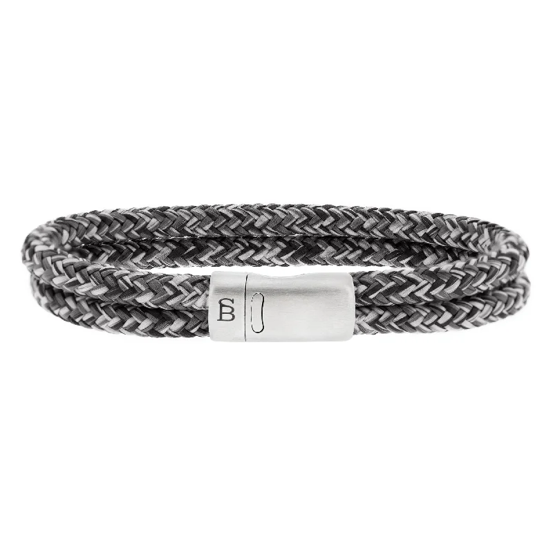 Lake Rope Bracelet Black Denim