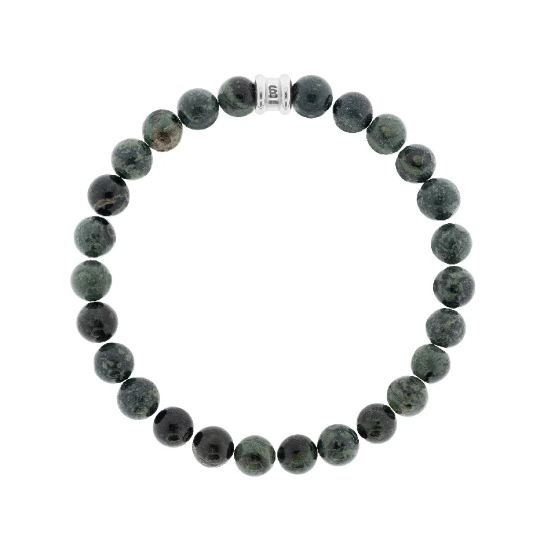 8mm Round Gemstone Bracelet Kambaba