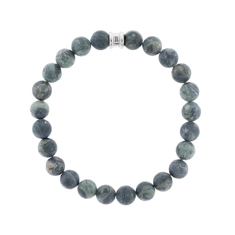 8mm Round Gemstone Bracelet Matt Kambaba