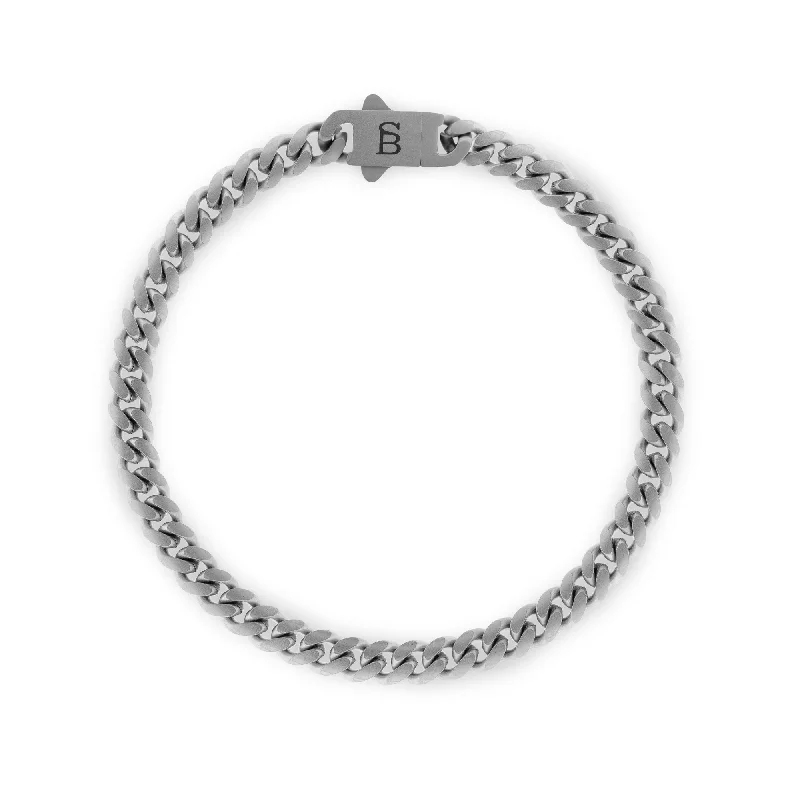 Svelte Stephen 5mm Chain Bracelet Silver