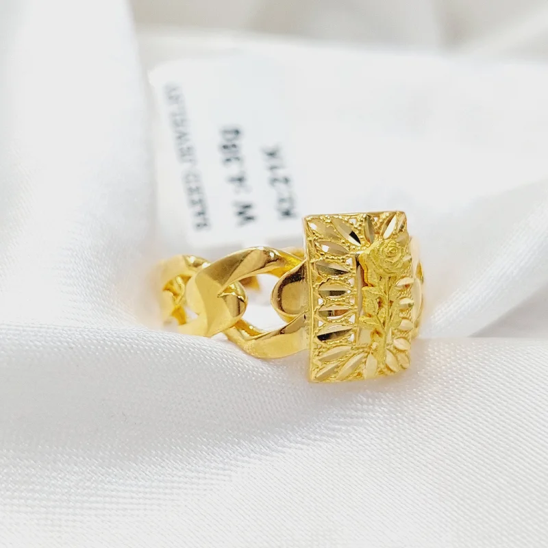 Ounce Cuban Links Ring