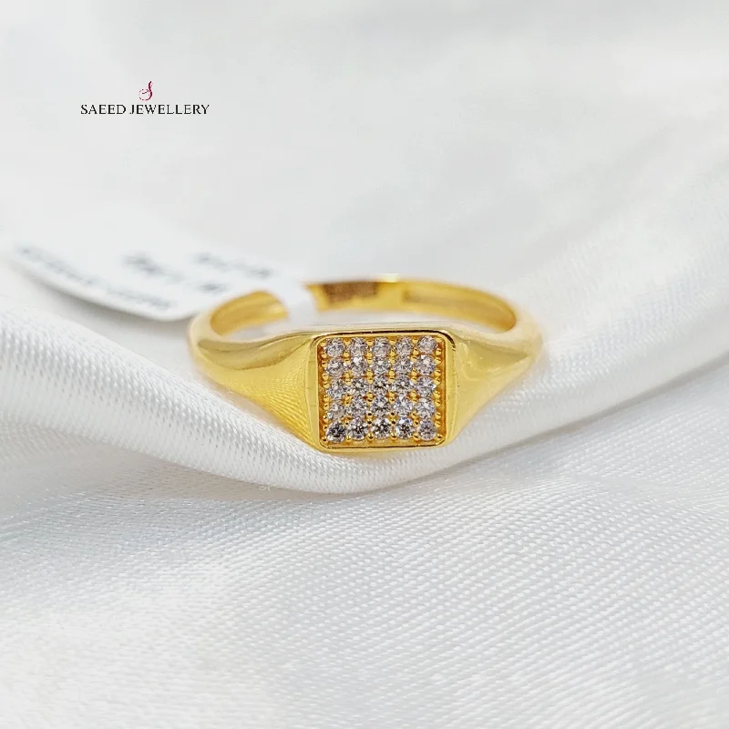 Zircon Studded Turkish Ring