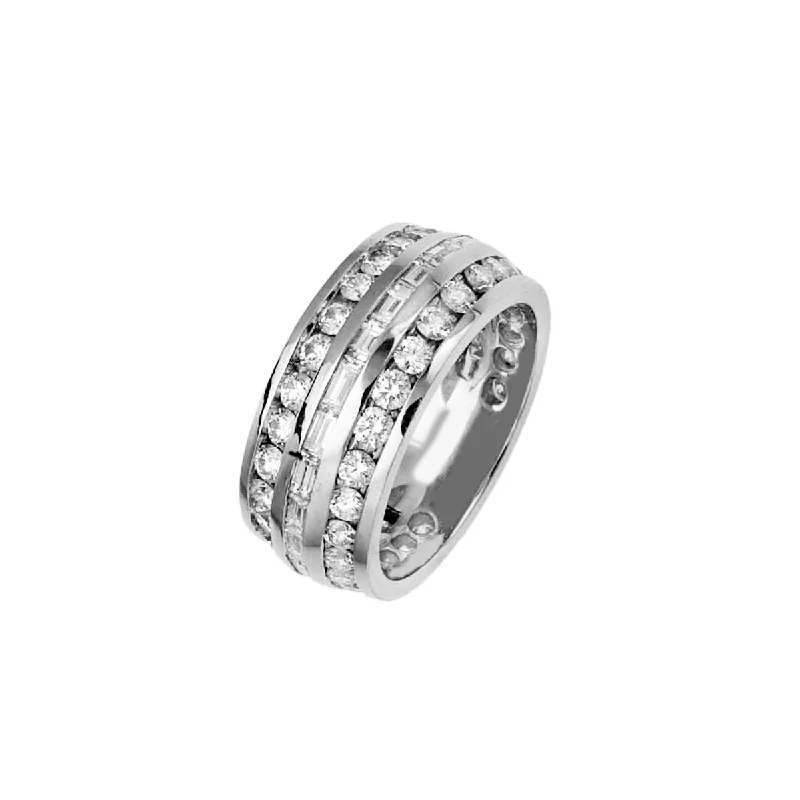 Wedding Band - Platinum  Diamond Wedding Band