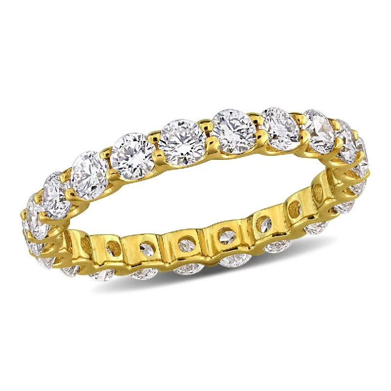 Created Forever 2 1/10ct TW Lab-Grown Diamond Eternity Band in 14k Yellow Gold