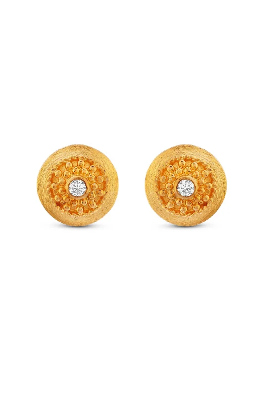 Lentil Stud Earrings