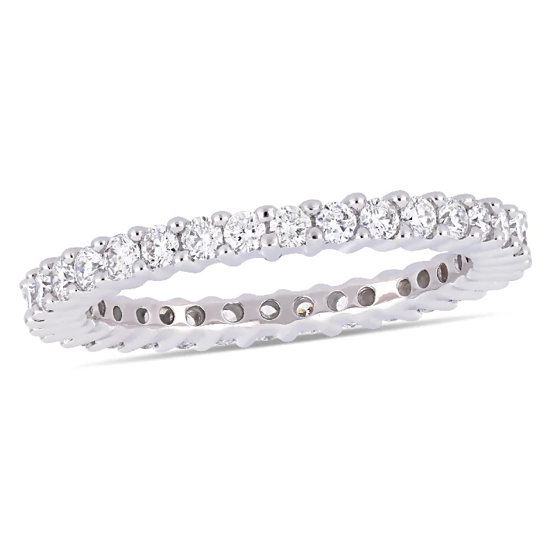 Miadora 1ct TDW Diamond Full-Eternity Band in 14k White Gold