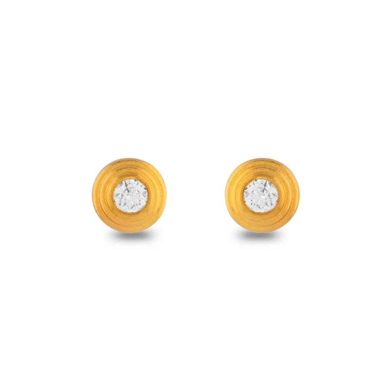 Ripple Stud Earrings