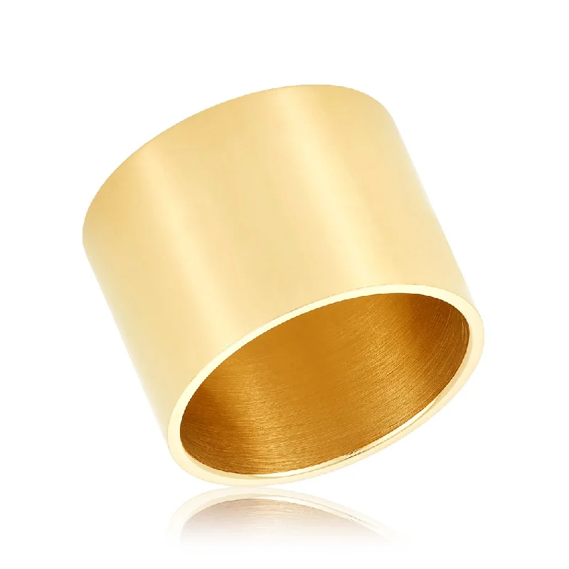 Adornia 15mm Cigar Band gold