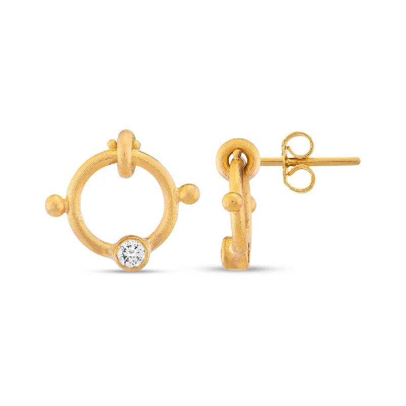 Door Knocker Stud Earring