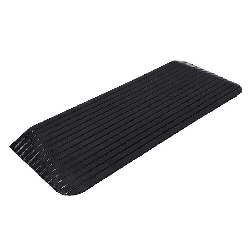 Wheelchair Ramp, Door Ramp, Holds Up to 2200 lbs Non-Slip Surface Rubber Solid Threshold Ramp